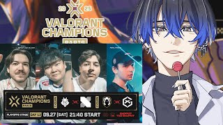 【VALORANT/VCT】VALORANT Champions Paris — Playoffs Stage Day 13　ウォチパ【青桐