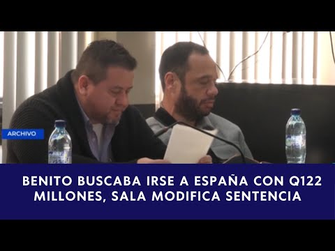 CASO DE LOS Q122 MILLONES: Exministro Benito buscaba irse a España antes de su captura