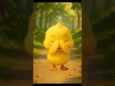 "Shy Duckie Comes Closer 🐥 #funny #shorts #cute
