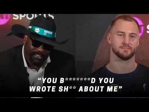 Derek Chisora • Otto Wallin FULL PRESS CONFERENCE | GARETH A DAVIES CALLED OUT