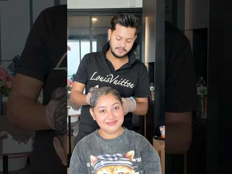 বাসায় কিভাবে Hair Color করলাম 👩🏻‍🦰😍  #Shorts