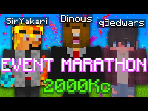 🔴 NAROZENINOVÝ EVENT MARATHON | ŽIVĚ 🔥 w/SirYakari, qBedwars a další..