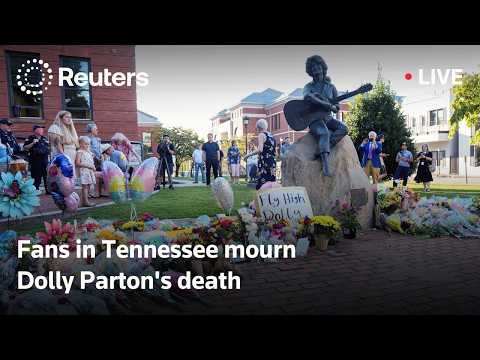 LIVE: Fans in Tennessee mourn Dolly Parton's death