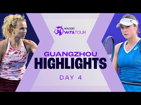 Dolehide & Bouzkova battle, Siniakova features on Day 4 in Guangzhou | WTA Match Highlights