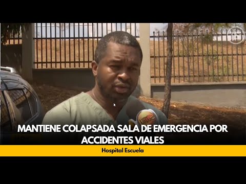 Hospital Escuela, mantiene colapsada sala de emergencia por accidentes viales