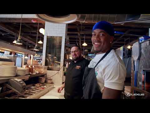 Miami Dolphins Safety Jevon Holland Makes Pizza at Louie Bossi