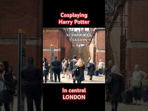 🪄 Cosplaying HARRY POTTER in PUBLIC! 🫢🫢 #shorts