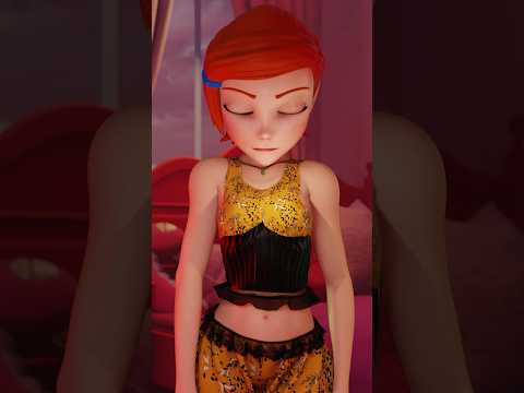Gwen has a surprise for Ben #blender #character #animation #cute #ben10 #shorts #viral