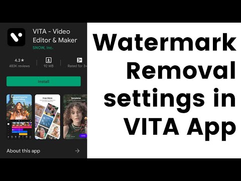 Remove VITA App Watermark | VITA App Watermark | VITA App review | VITA App reality | Power Study