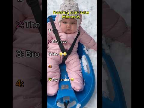 Ranking cute baby moments #shorts #baby #babyshorts #funny #viral