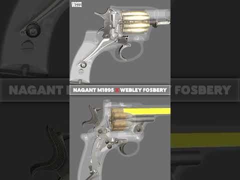 CRAZY Mechanism: How NAGANT 1895 vs Webley-Fosbery Animation Works