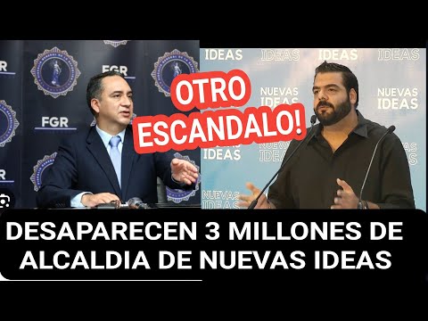 ALCALDIA DE NUEVAS IDEAS PIERDE 3 MILLONES DE DOLARES/ DIRECTOR DE ARENA LO CAPTA BOLO/ BUKELE KING!