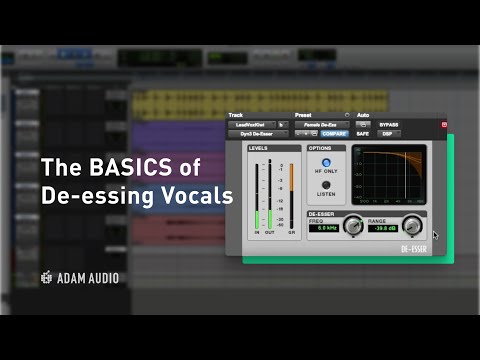 The Basics of Using a DE-ESSER on Vocals | ADAM Audio