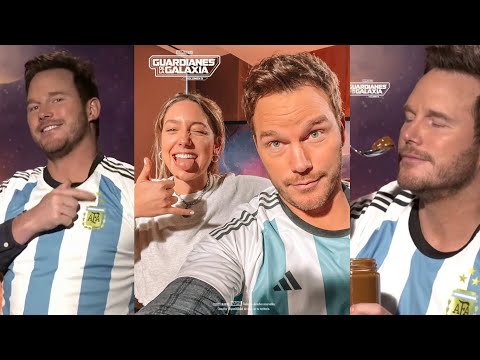 Sofia Martínez entrevistó a Chris Pratt, hincha de Lionel Messi y del dulce de leche (Mayo 2023)