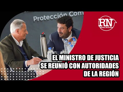 Reunión del ministro de Justicia con autoridades de la región