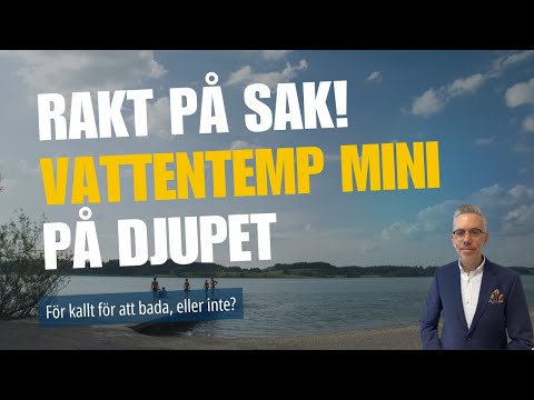 Så fungerar Vattentemp Mini – ha koll på badvattentemperauren i realtid!
