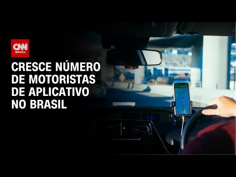 ​Número de motoristas de aplicativo cresce no Brasil | BASTIDORES CNN