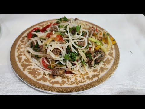 Penchuza salatini eng mazalisini tayyorlash/Mazali Funchoza tayyorlash