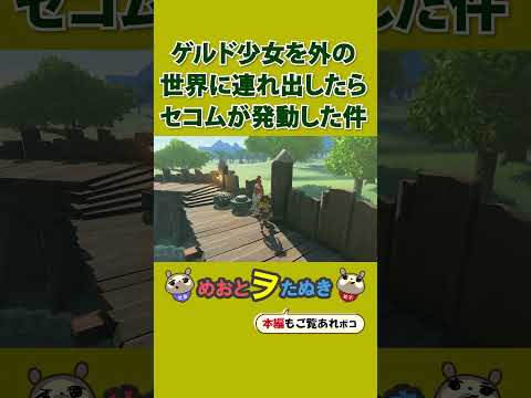 始めてNPCを運んだら奇跡が起きました【#ゼルダの伝説ティアーズオブザキングダム , #バグ , #shorts 】