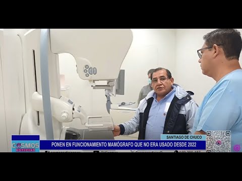 Santiago de Chuco: ponen en funcionamiento mamógrafo que no era usado desde 2022