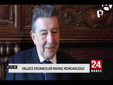 Falleció el excanciller Rafael Roncagliolo