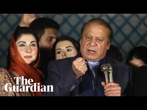 Pakistan's ex-PM Nawaz Sharif says he will seek coalition government after trailing rival