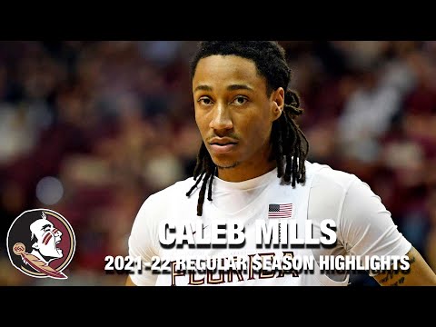 Acc Football Basketball 🏀 Caleb Mills Regular Season Highlights | Florida State Guard