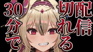 【#雑談】30分で勝手に切れる配信（#Vtuber /リオナ・ネロ/のなめぷろだくしょん）