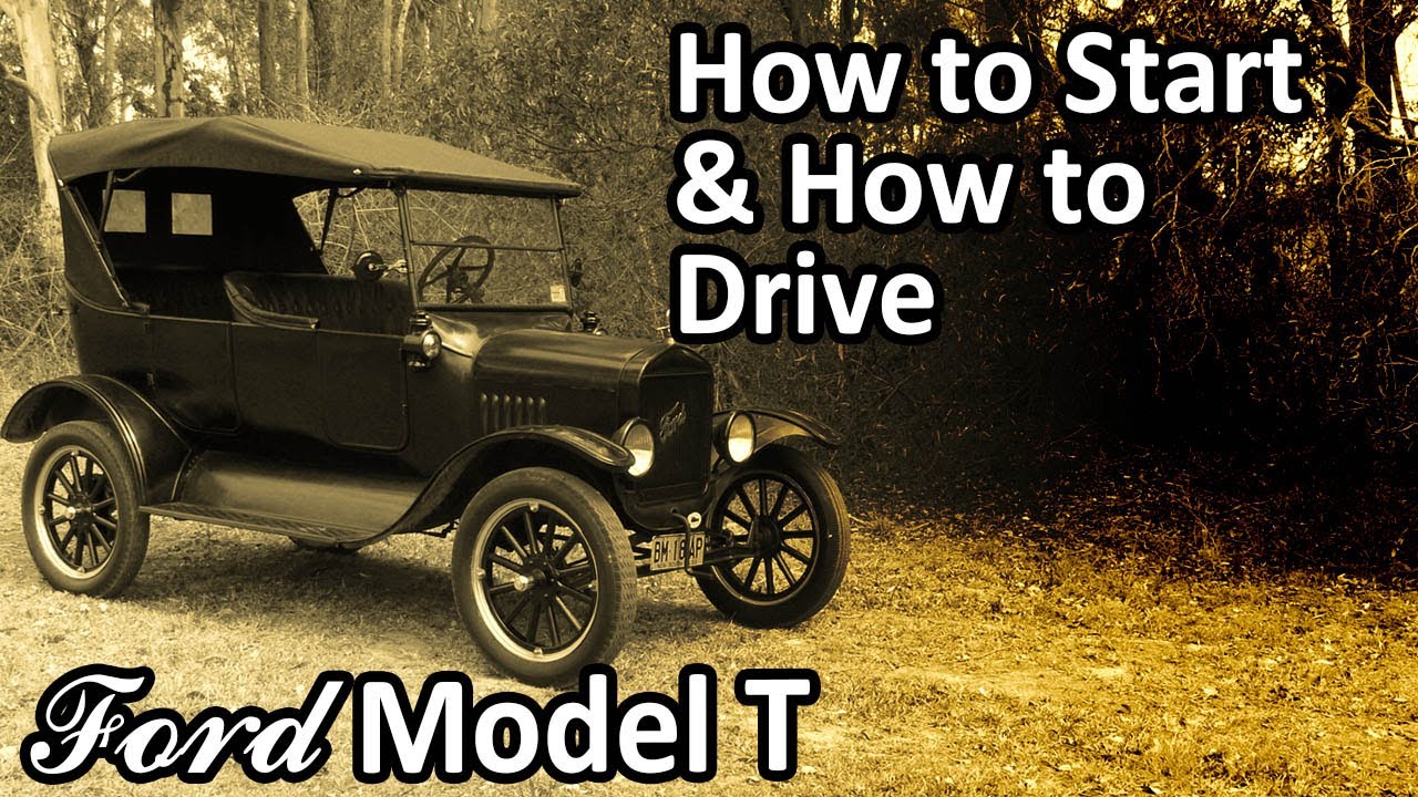 My 1925 Ford Model T - How to Start & How to Drive