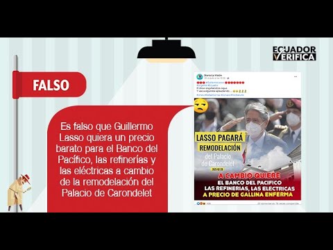 ¿El presidente Guillermo Lasso pagará las readecuaciones en el Palacio presidencial