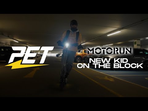PET's new MOTORUN dual-motor e-scooter in action!