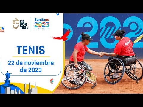 VAN POR EL BRONCE: Chile perdió contra Estados Unidos en tenis de silla de ruedas - Santiago 2023
