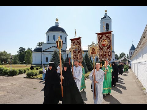 Крестный ход и проповедь митрополита Феогноста в день праздника прп. Стефана Махрищского