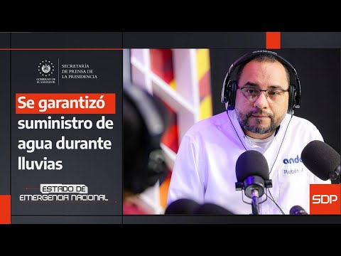 Gobierno del Presidente Nayib Bukele ha garantizado el suministro de agua potable durante emergencia