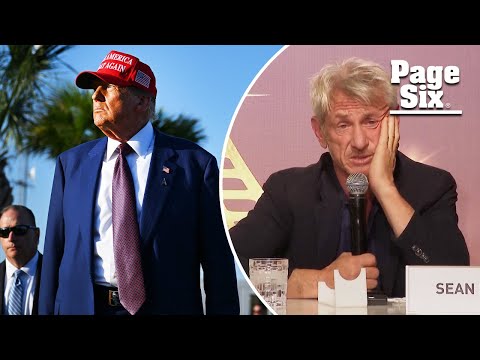 Sean Penn goes on anti-Oscars rant, praises Trump biopic while chain-smoking at press conference