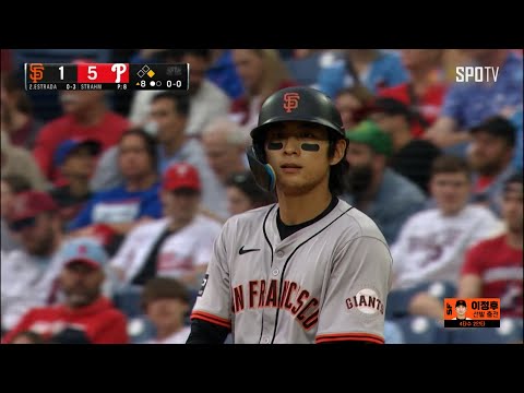 [MLB] 샌프란시스코 vs 필라델피아 이정후 주요장면 (05.07)
