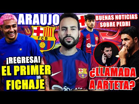 ¡PRIMER FICHAJE del BARÇA! JULIÁN ARAUJO - DECO LLAMA a ARTETA - Lo ASEGURAN - ÚLTIMA HORA PEDRI