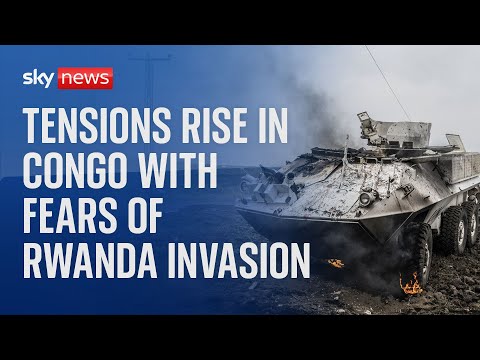 Displaced civilians in Democratic Republic of Congo face fears of invasion