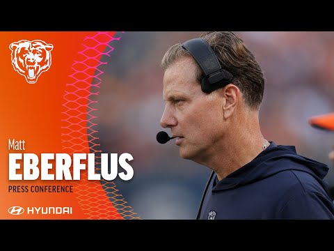 Matt Eberflus: 'We want to be a stronger team and improve every week' | Chicago Bears video clip