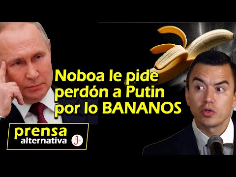 Noboa tilda de chatarra armas soviéticas; Rusia, top comprador de bananos, corta a Ecuador