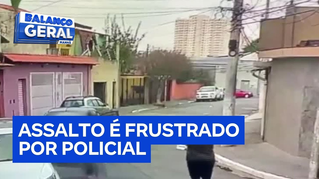 Policial de folga impede assalto e troca tiros com criminosos
