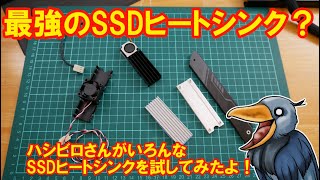 最強のSSDヒートシンク？ハシビロさんがいろんなSSDヒートシンクを試してみたよ！