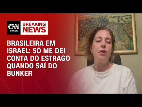 ​Ataques do Irã: Nós ficamos seguros seguindo as regras, diz brasileira em Israel | CNN 360º