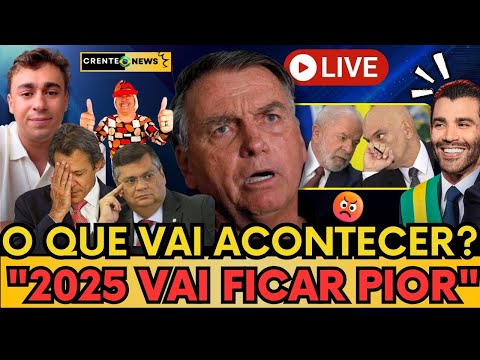 🚨 URGENTE: "2025 O ANO DO DESESPERO" - A ESQUERDA DESTRUI A ECONOMIA DO BRASIL! #bolsonaro #política