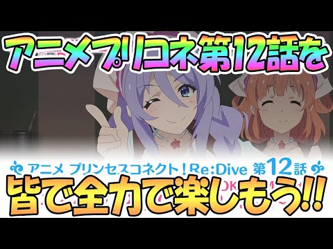 【プリコネ】アニメプリコネ第12話を皆で全力で楽しもう！【プリンセスコネクト！Re:Dive】