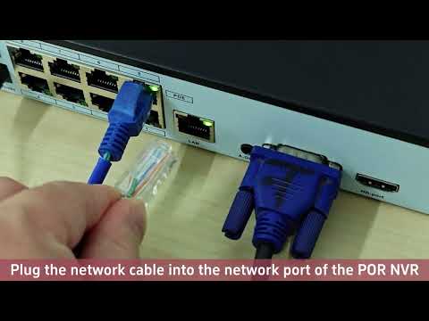 POE NVR & P6S POE bullet | dome dual-lens camera quick using demo video
