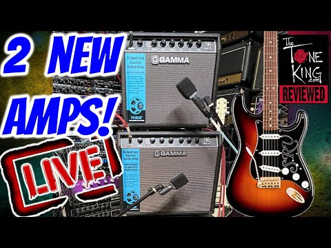 GAMMA Guitar Amplifiers G25 & G50 LIVE Demo & Review + Fender SRV Unboxing!