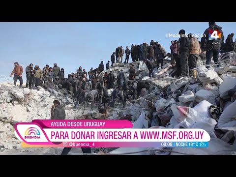 Buen Día - Terremoto: La ayuda humanitaria en Siria y Turquía
