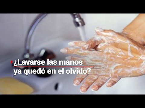 ¿Un hábito que quedó en el olvido? | El lavado de manos comienza a verse menos entre la ciudadanía