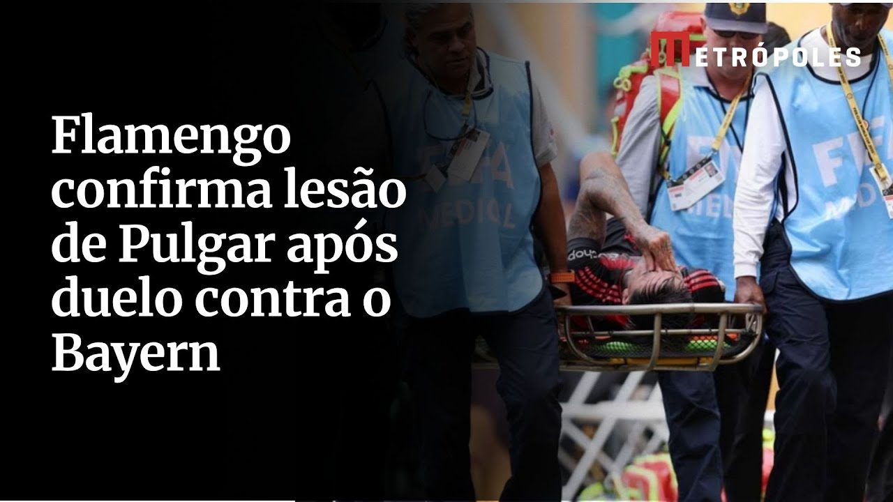 Flamengo confirma lesão de Pulgar após duelo contra o Bayern